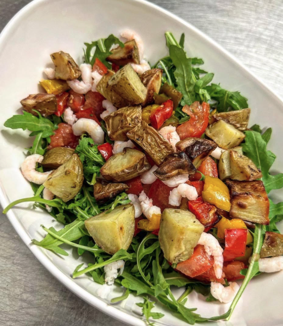 Piatto caldo per pranzo da Clevercafe ad Alme